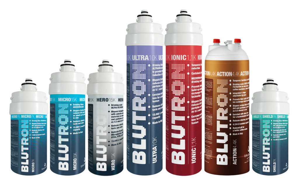 Blupura Blutron-filter samlingsbild